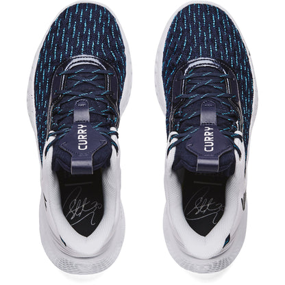 Under Armour Mens Curry Flow 9 - White/Midnight Navy/Midnight Navy