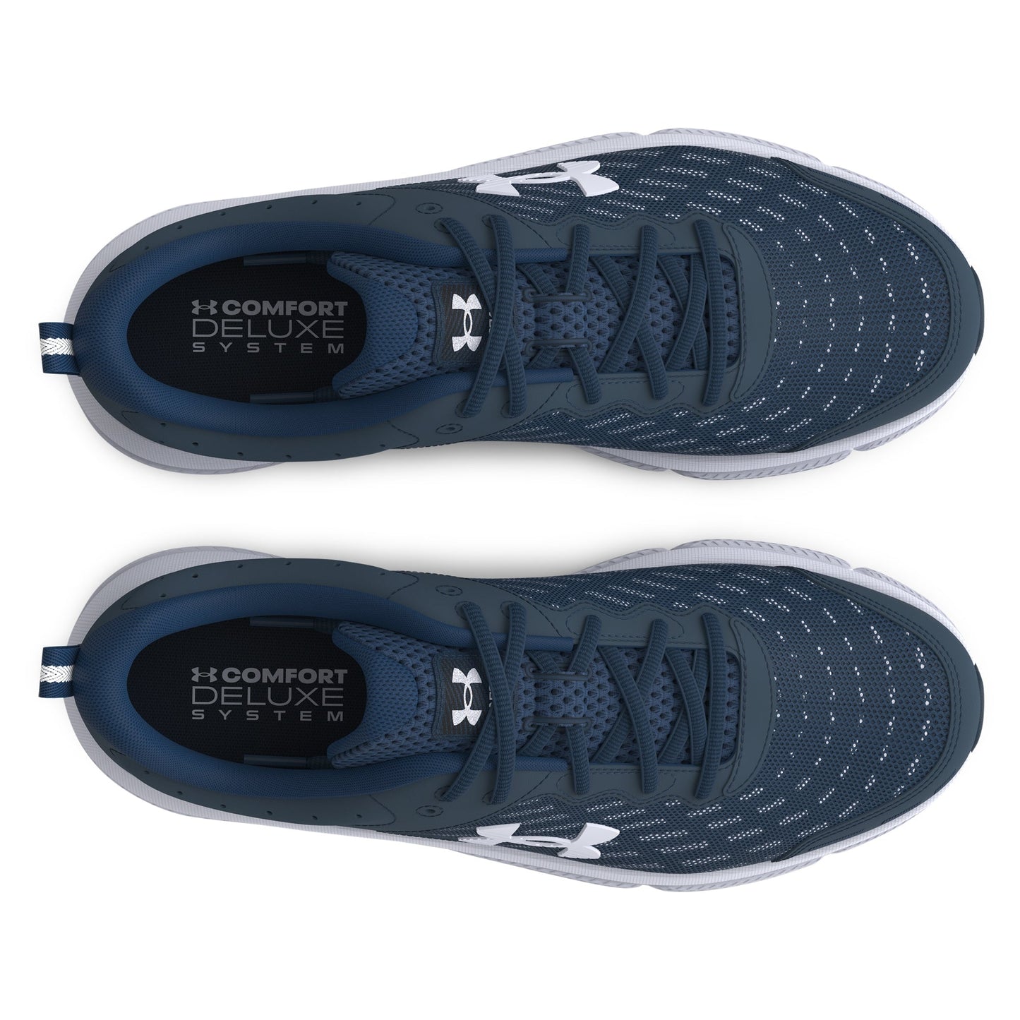 Under Armour Mens Charged Assert 4E - Academy/White