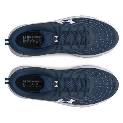 Under Armour Mens Charged Assert 4E - Academy/White