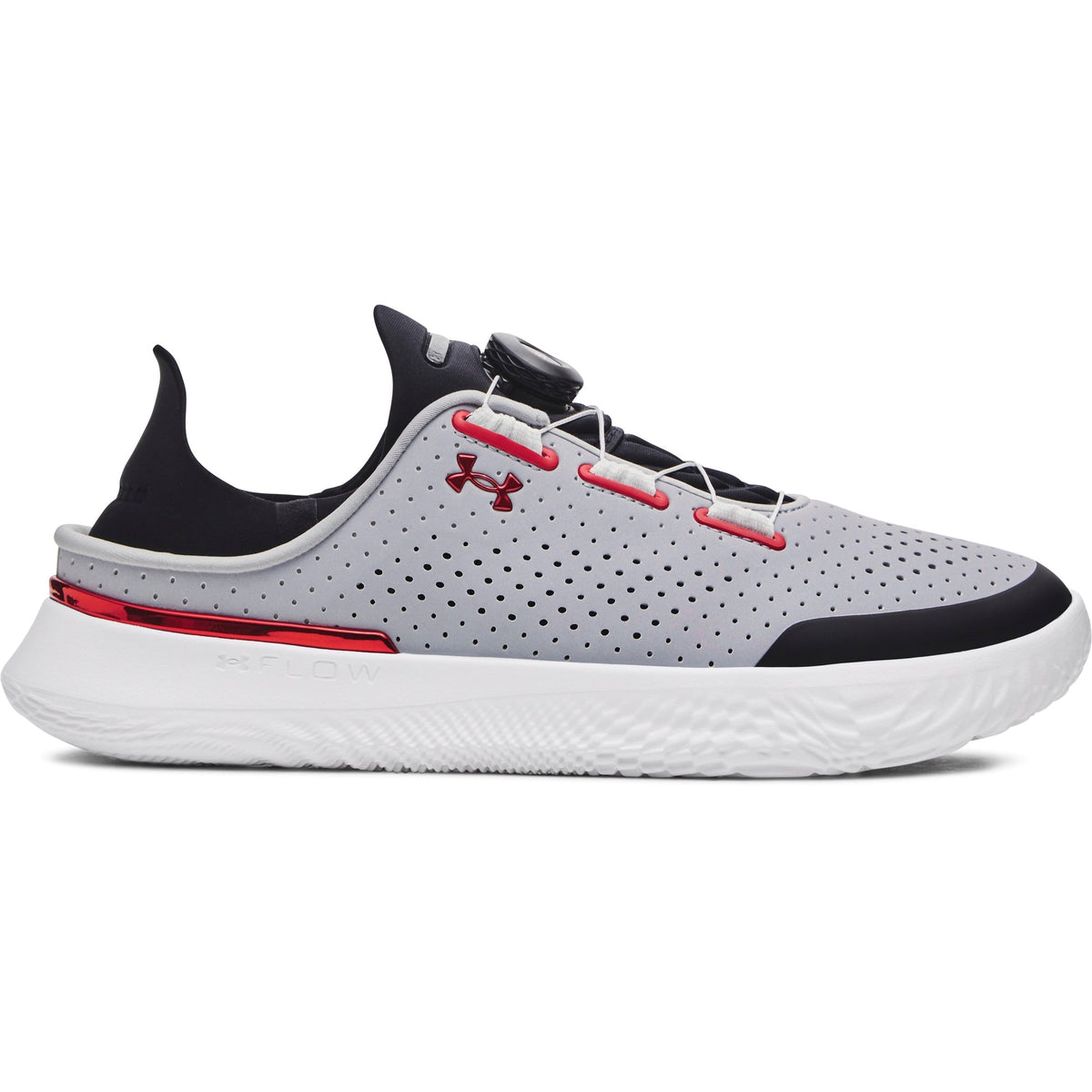 Under Armour Mens SlipSpeed Trainer - Mod Gray/Black/Red