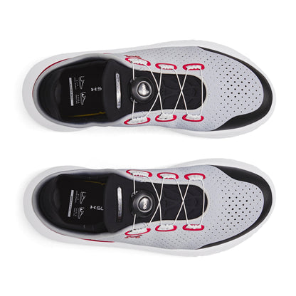 Under Armour Mens SlipSpeed Trainer - Mod Gray/Black/Red