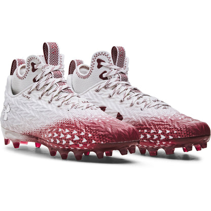 Under Armour Mens Spotlight Clone 3.0 MC - White/Cardinal