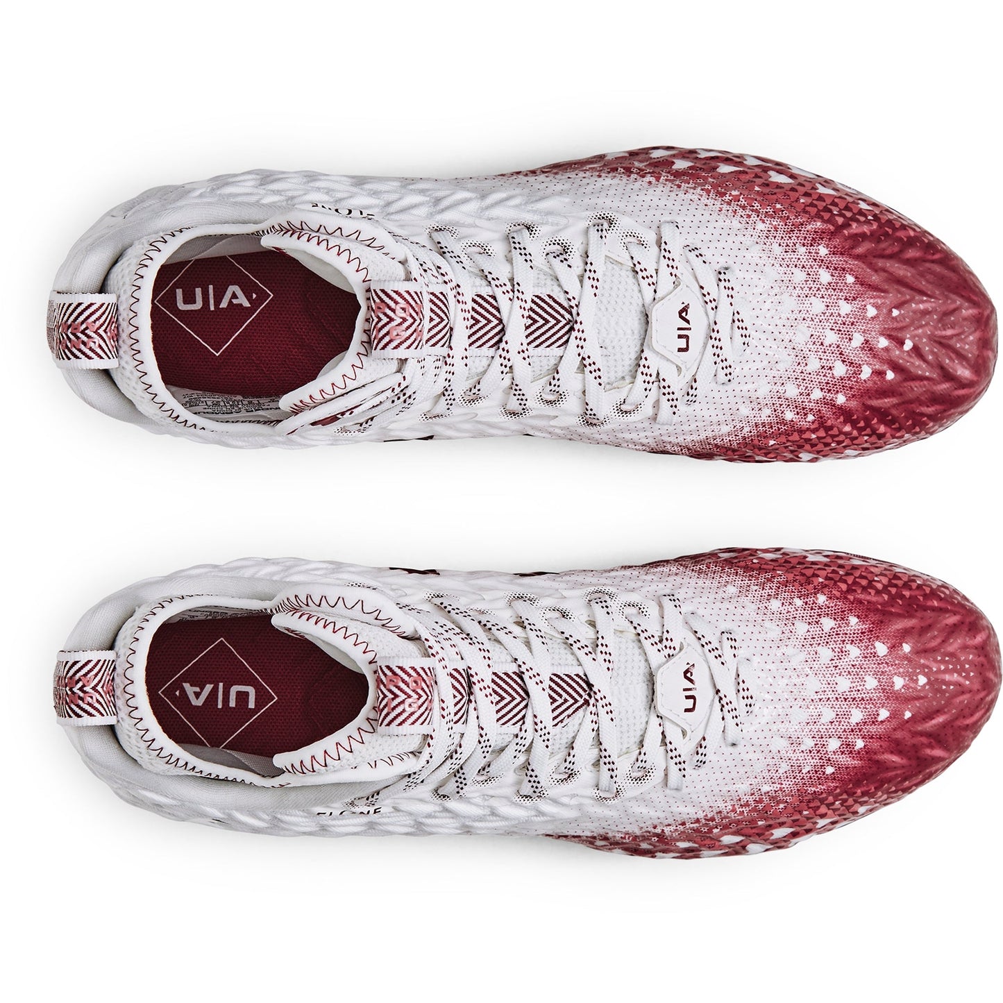 Under Armour Mens Spotlight Clone 3.0 MC - White/Cardinal