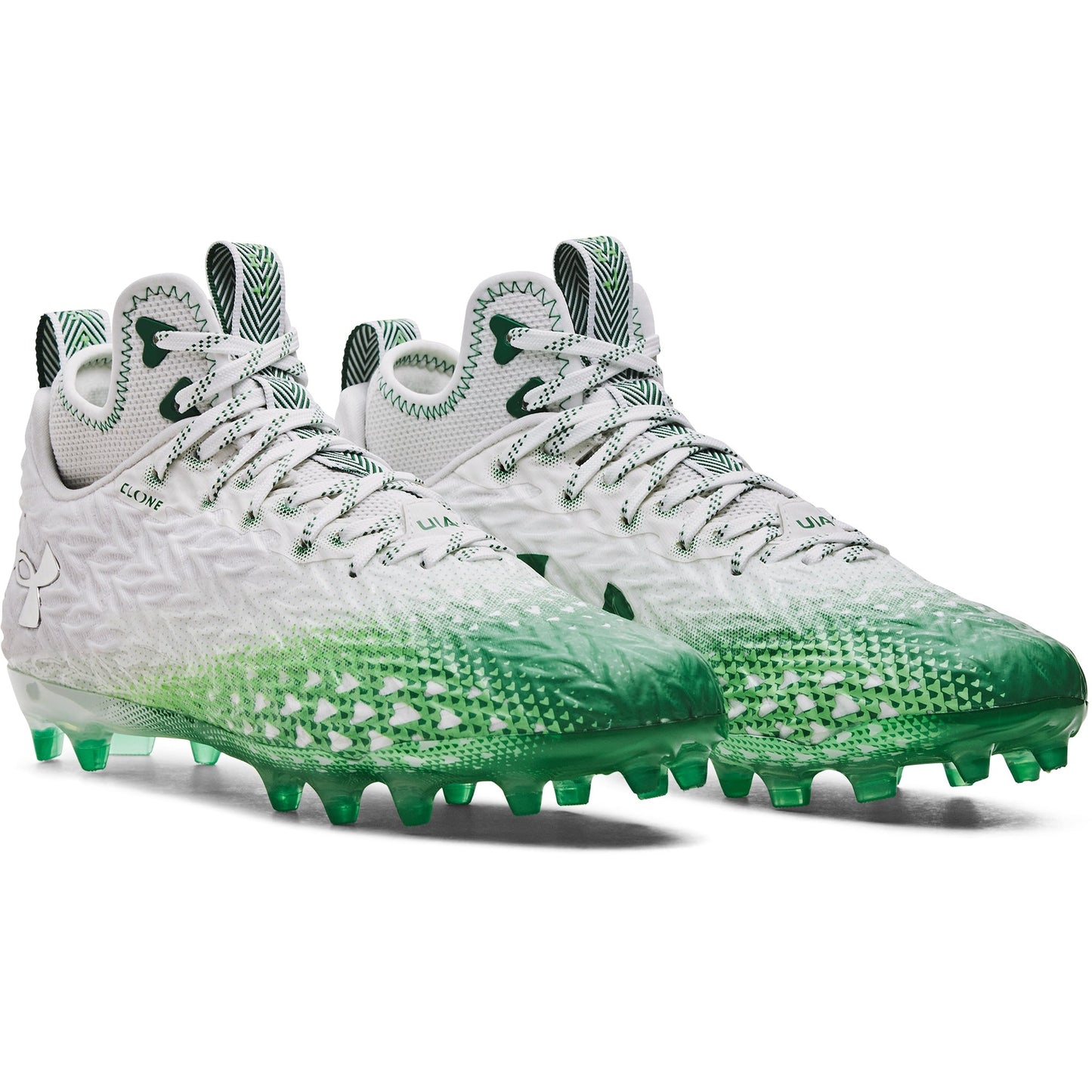 Under Armour Mens Spotlight Clone 3.0 MC - White/Team Kelly Green