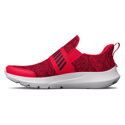Under Armour Preschool Surge 3 Slip - Red/Black/White