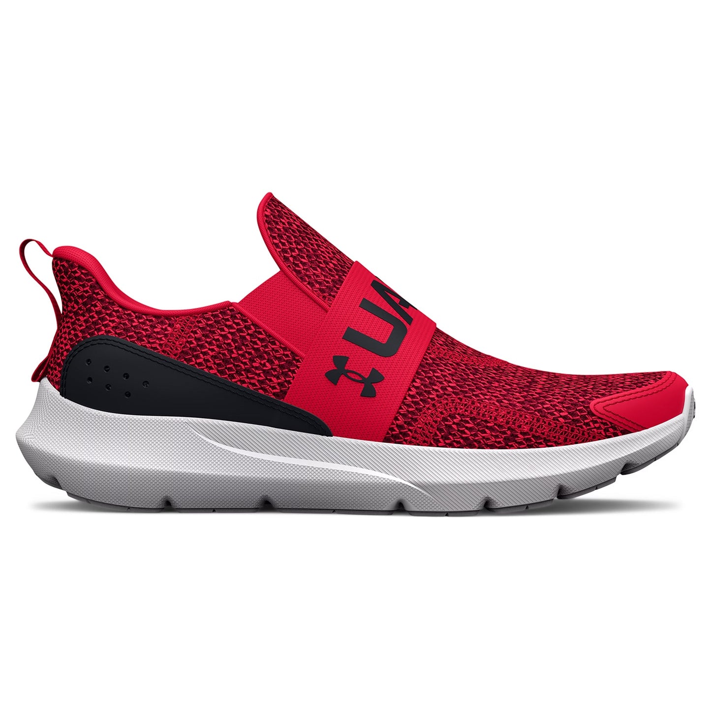 Under Armour Preschool Surge 3 Slip - Red/Black/White