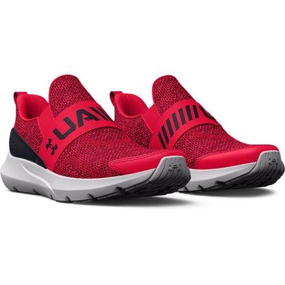 Under Armour Preschool Surge 3 Slip - Red/Black/White