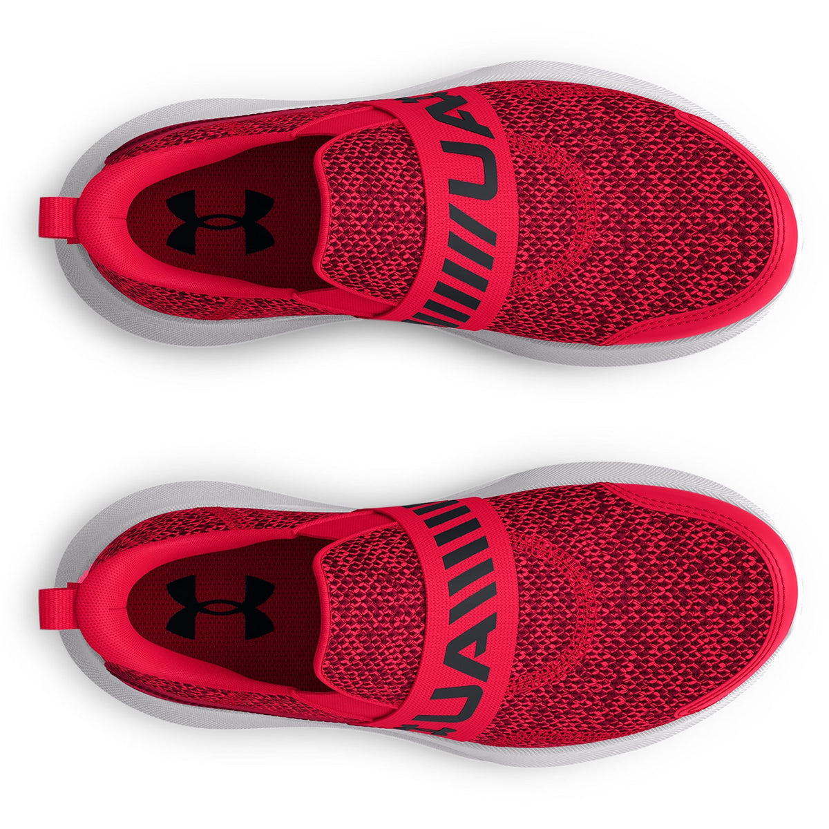Under Armour Preschool Surge 3 Slip - Red/Black/White