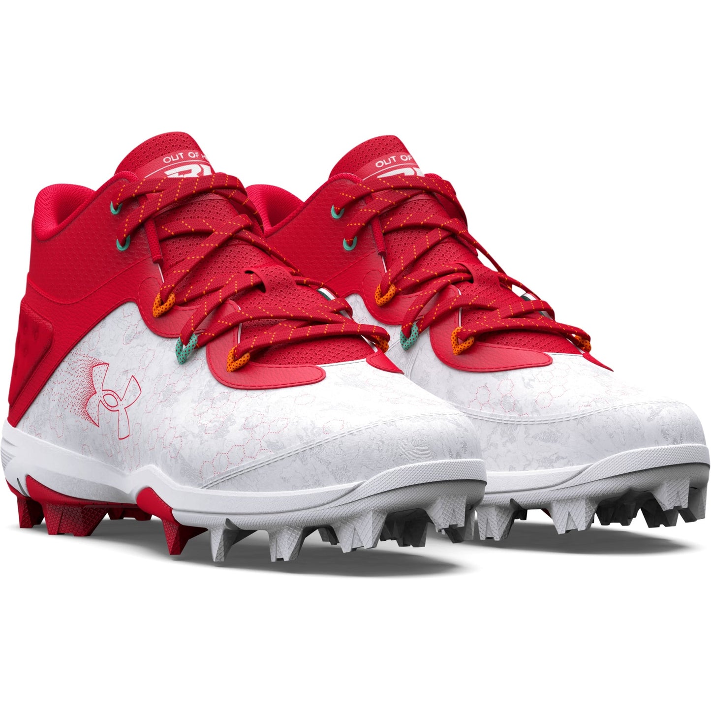 Under Armour Grade School Youth Harper 8 Mid RM Jr - Red/White