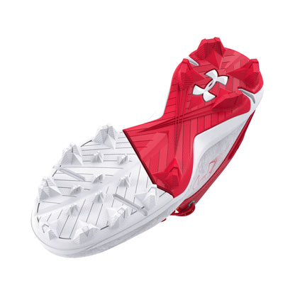 Under Armour Grade School Youth Harper 8 Mid RM Jr - Red/White