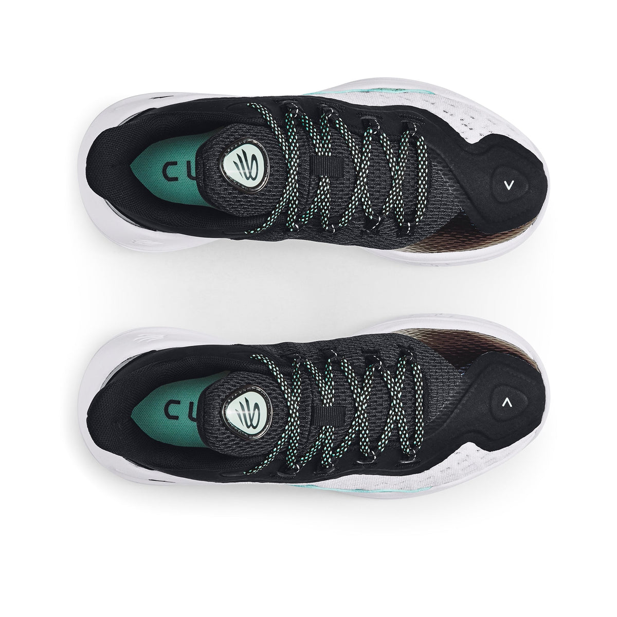 Under Armour Grade School Curry 11 Future Curry - White/Black/Teal
