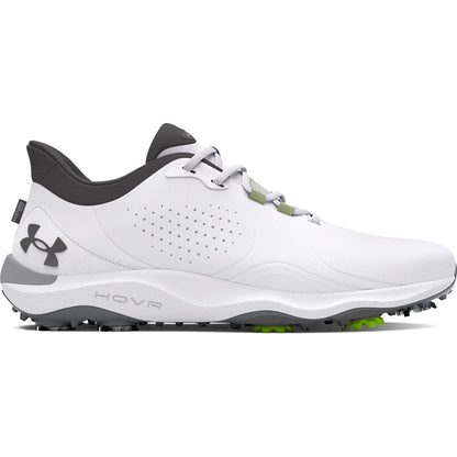 Under Armour Mens Drive Pro Golf - White/Metallic Gun Metal