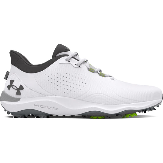Under Armour Mens Drive Pro Golf - White/Metallic Gun Metal