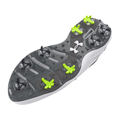 Under Armour Mens Drive Pro Golf - White/Metallic Gun Metal