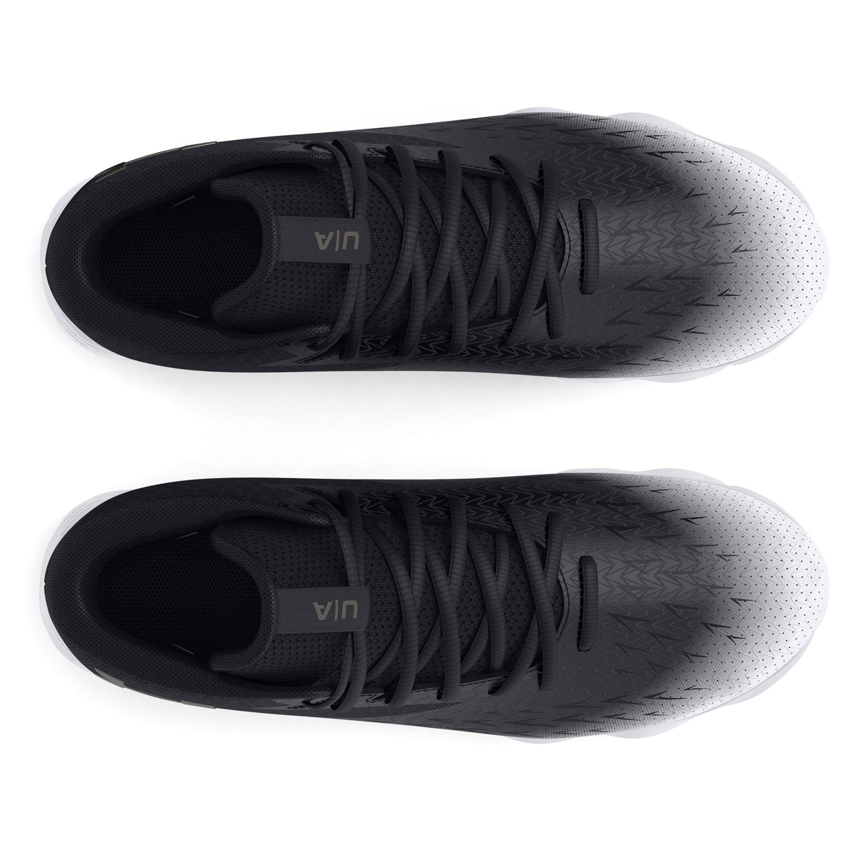 Under Armour Mens Spotlight Franchise 4 RM Wide - Black/White/Metallic Gun Metal