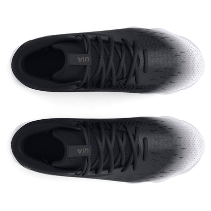 Under Armour Mens Spotlight Franchise 4 RM Wide - Black/White/Metallic Gun Metal