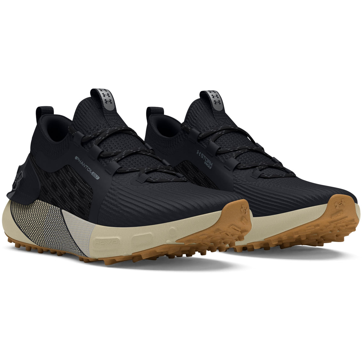 Under Armour Mens Phantom Spikeless Golf - Black/Silt