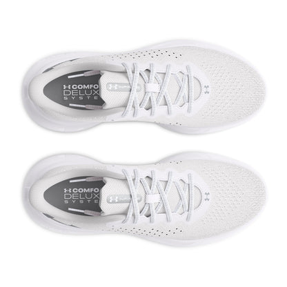 Under Armour Womens Infinite - White/White/Metallic Silver