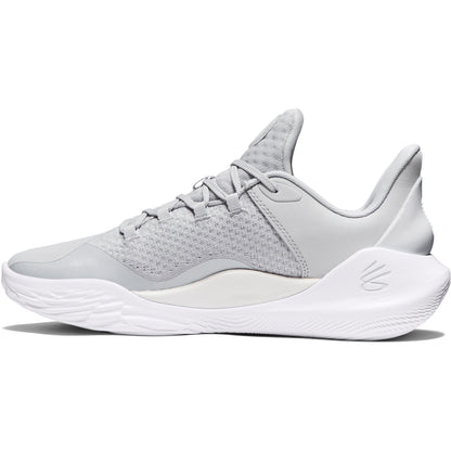 Under Armour Mens Curry 11 TB - White/Halo Grey