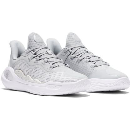 Under Armour Mens Curry 11 TB - White/Halo Grey