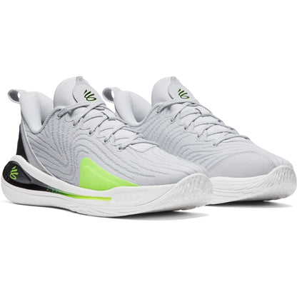 Under Armour Grade School Curry 12 Anti Gravity - Halo Gray/Black/High Vis Yellow