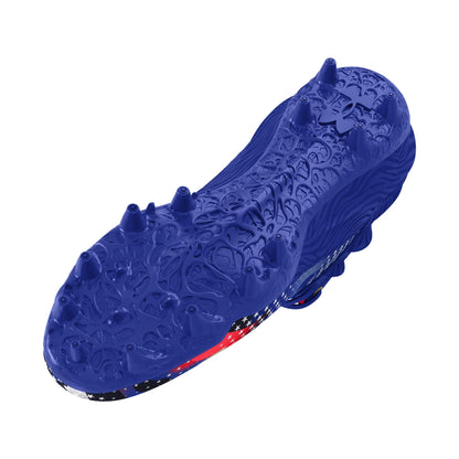 Under Armour Grade School Blur Select MC - Royal/Metallic Gold