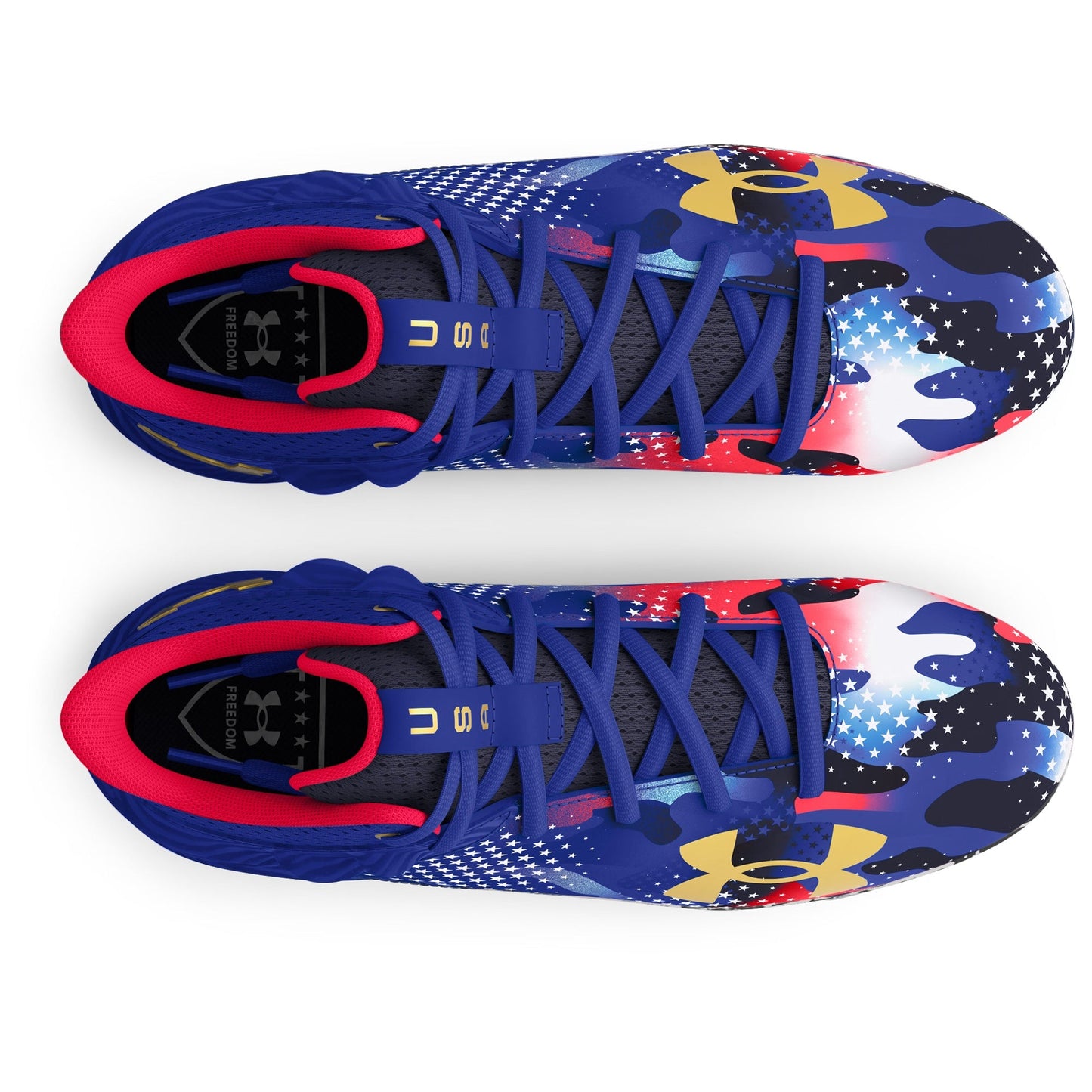 Under Armour Grade School Blur Select MC - Royal/Metallic Gold
