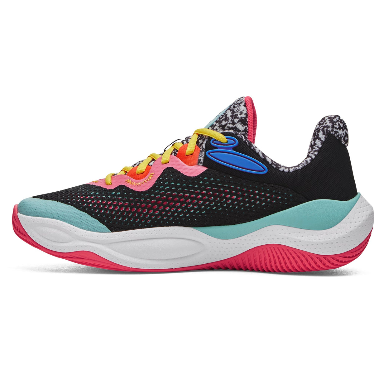 Under Armour Mens Curry Splash 24 - Black/Neo Turquoise/Taxi