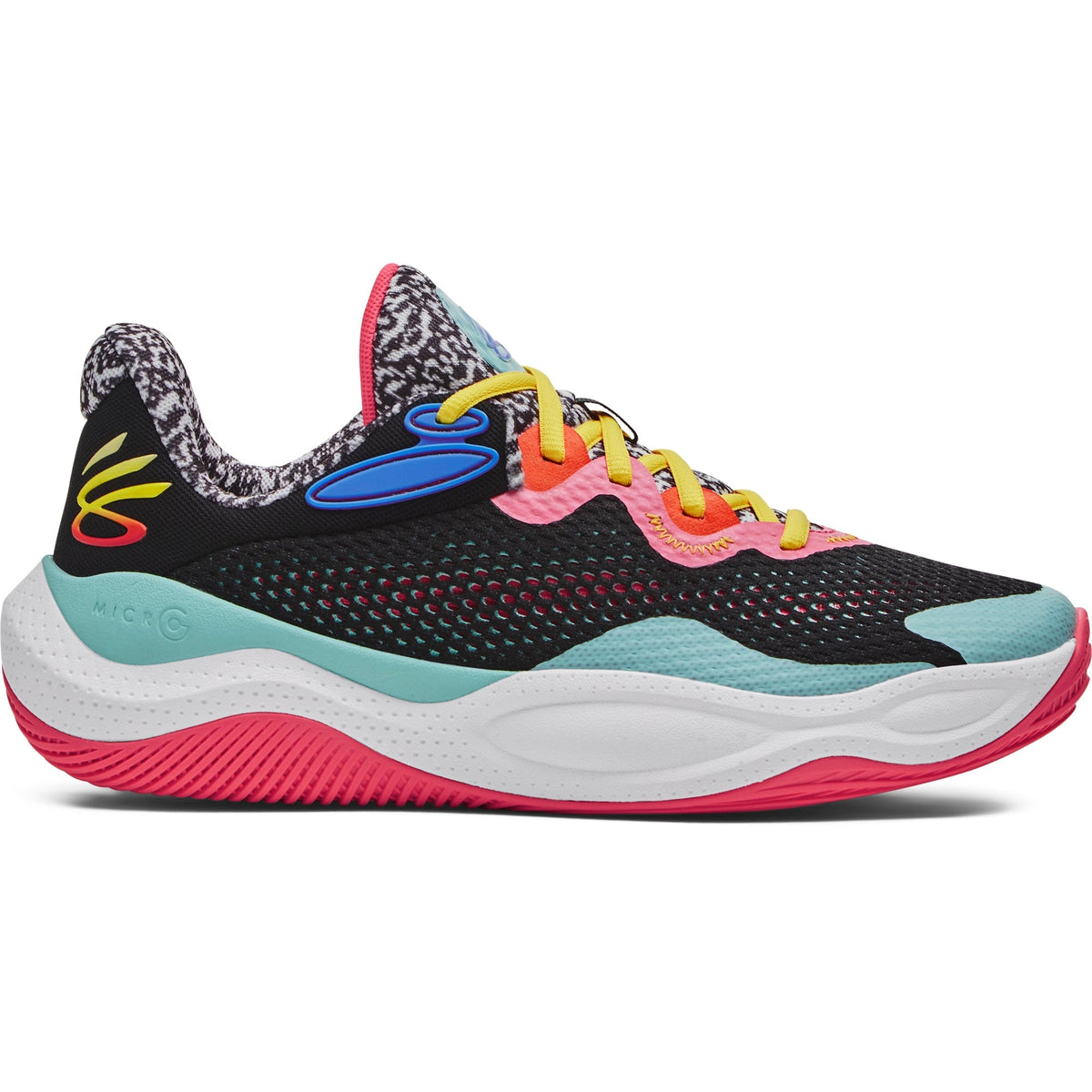 Under Armour Mens Curry Splash 24 - Black/Neo Turquoise/Taxi