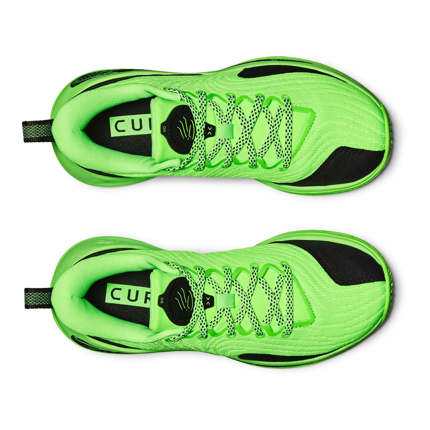 Under Armour Grade School Curry 12 - Black/Hyper Green