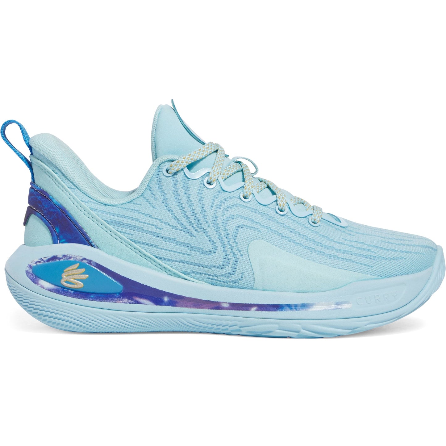 Under Armour Grade School Curry 12 - Stream/Metallic Gold/Metallic Silver