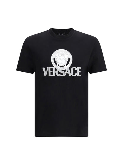 T-Shirt With Logo Black
