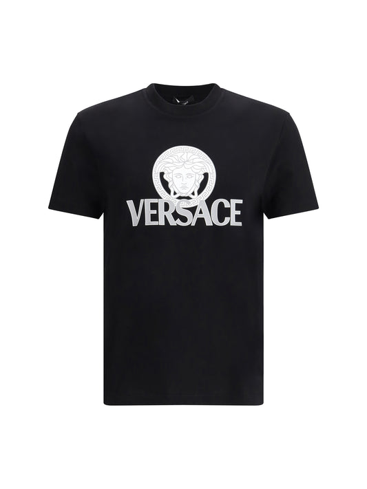 T-Shirt With Logo Black