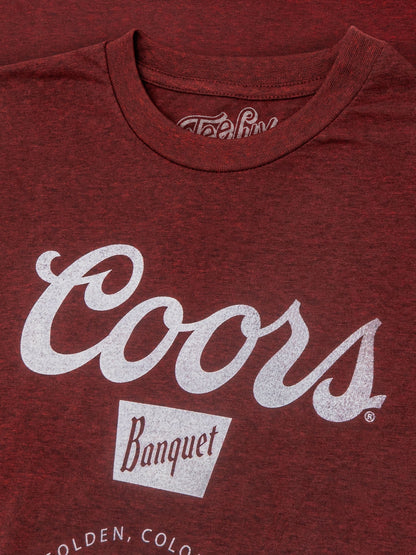 Coors "Golden, Colorado" Logo T-Shirt - Red