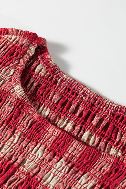 Threaded Pear Amelia Puff Sleeve Mini Dress