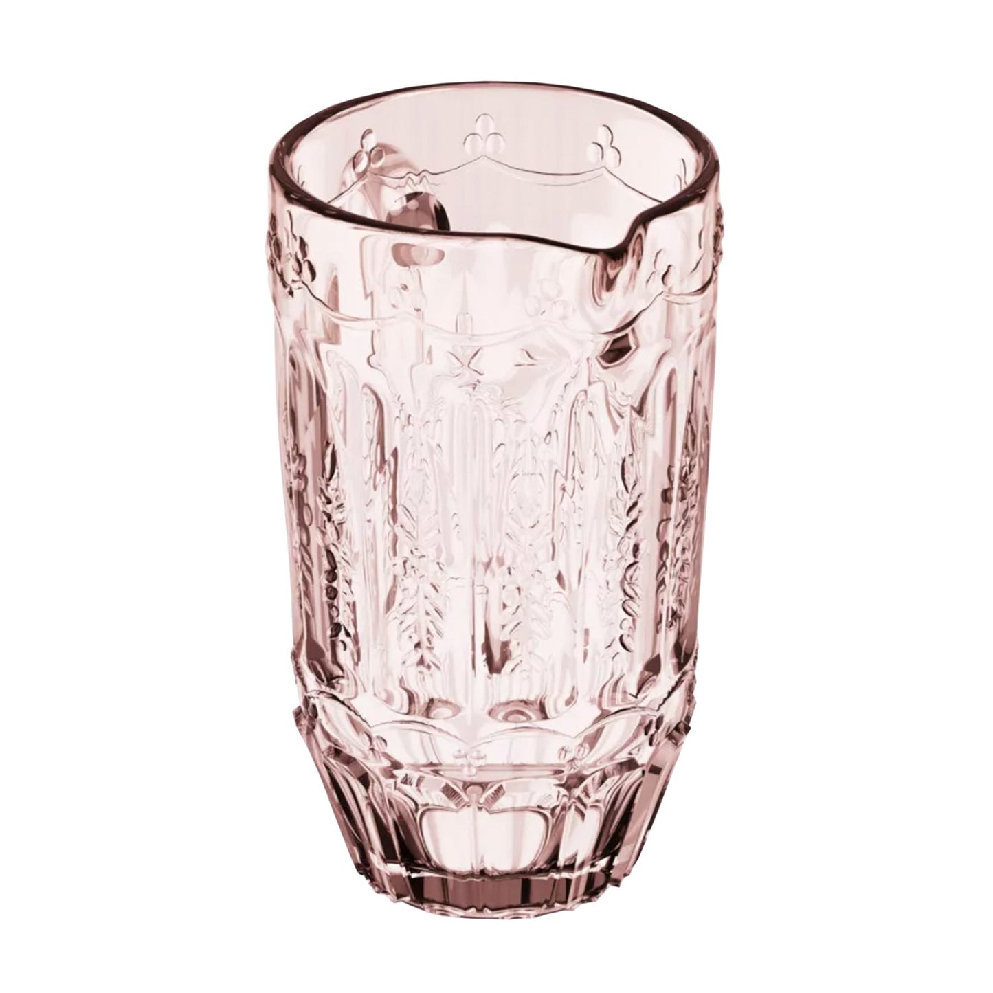 Jay Companies Vintage Pink Glass Pitcher 43.9 Oz.