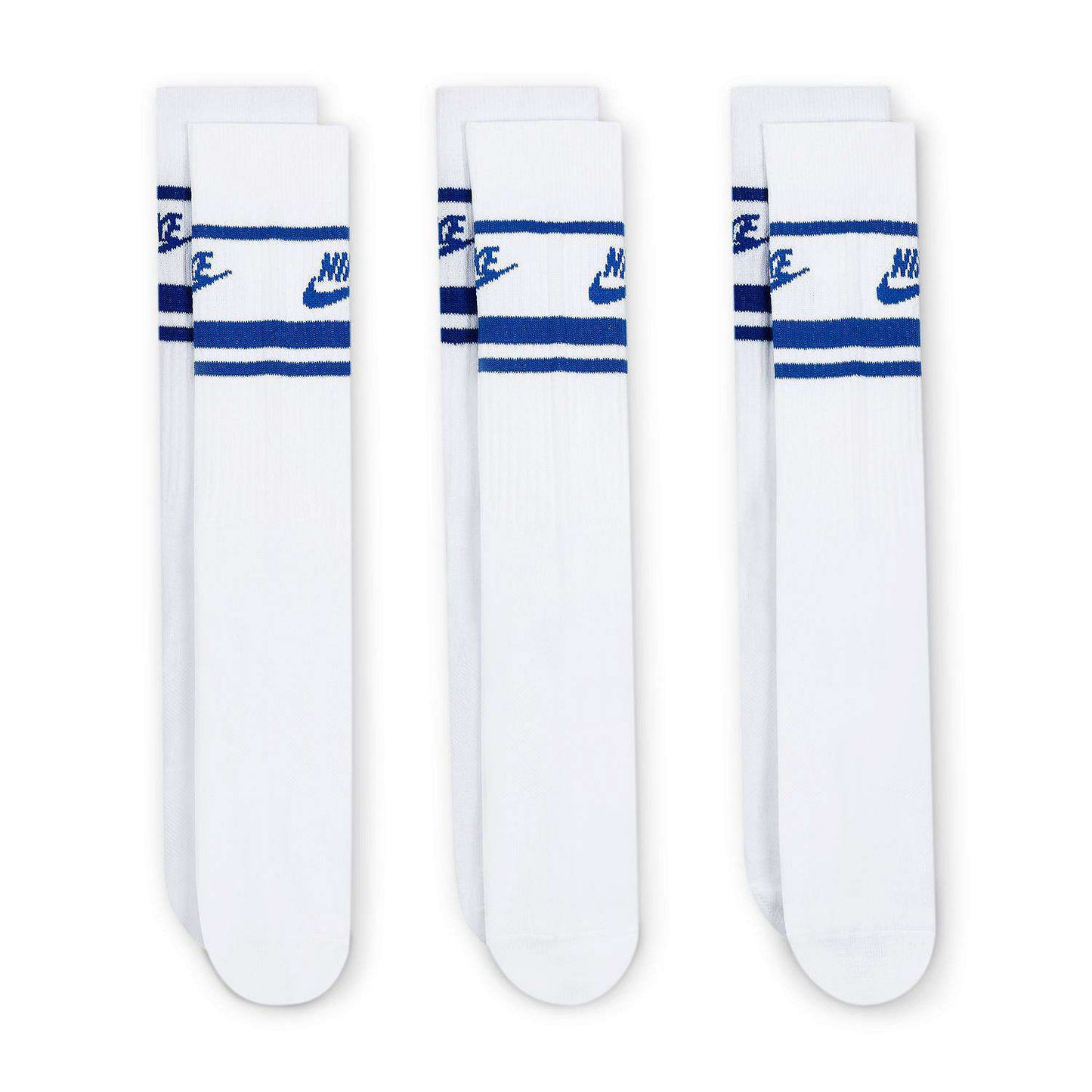 Nike Men's 3-Pack Everyday Essential Striped Crew Socks
