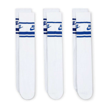 Nike Men's 3-Pack Everyday Essential Striped Crew Socks