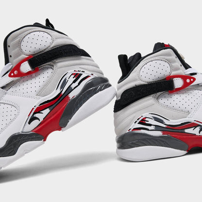 [305368-100] Grade School Air Jordan Retro 8 'white True Red (2025)'