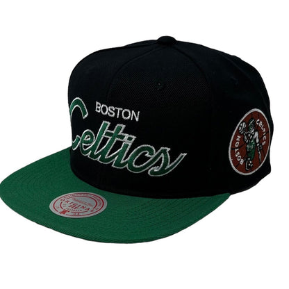 Mitchell & Ness Men's NBA Team Script 2.0 Snapback Hwc Celtics Snapback Caps