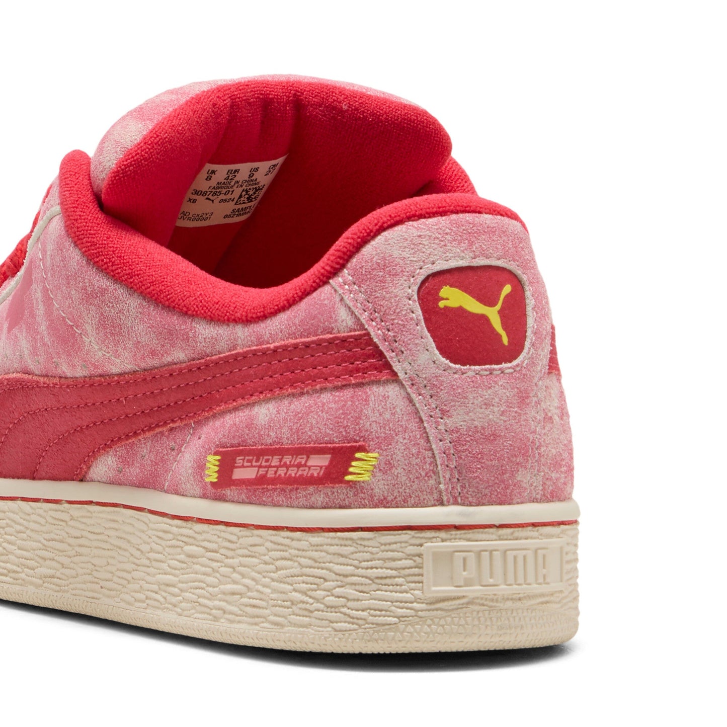 Puma Mens Scuderia Ferrari X Suede XL Desert Sun Pack Rosso Corsa