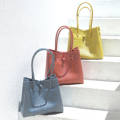 The Toko Recycled Tote Bag, in Navy