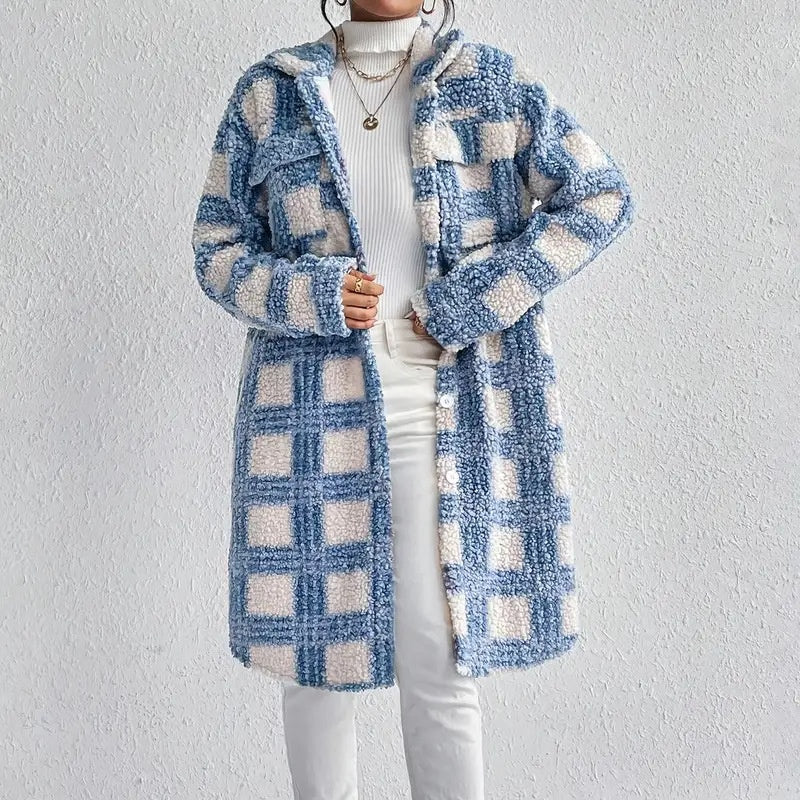 Women’s Plaid Fleece Jacket