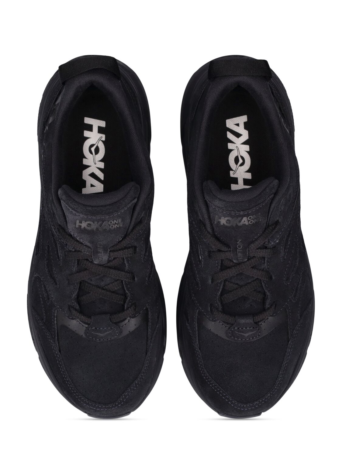 Men's Hoka One One Clifton L Suede 'Black'