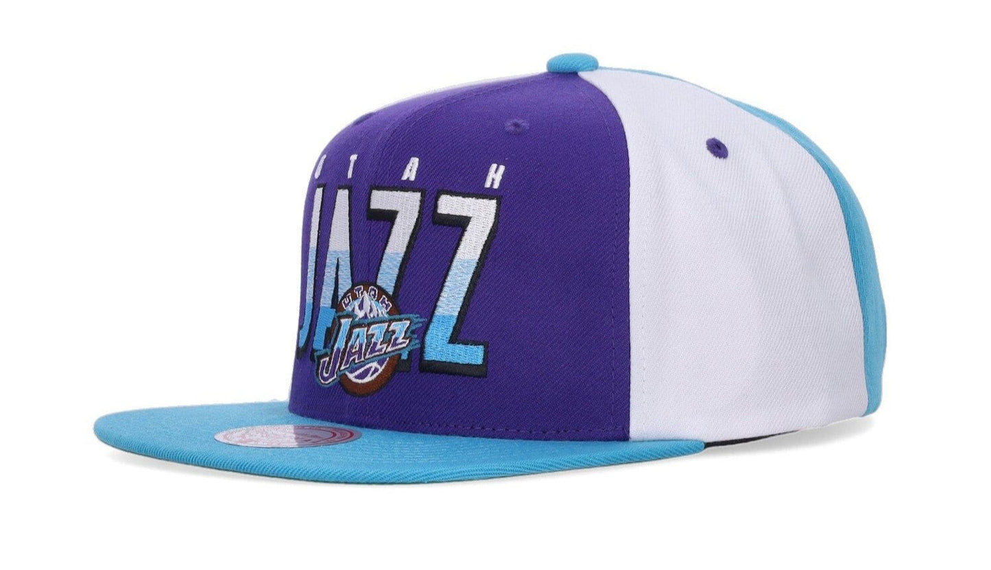 Men's Mitchell & Ness NBA Billboard 2 Snapback Hwc Jazz - Purple-Blue