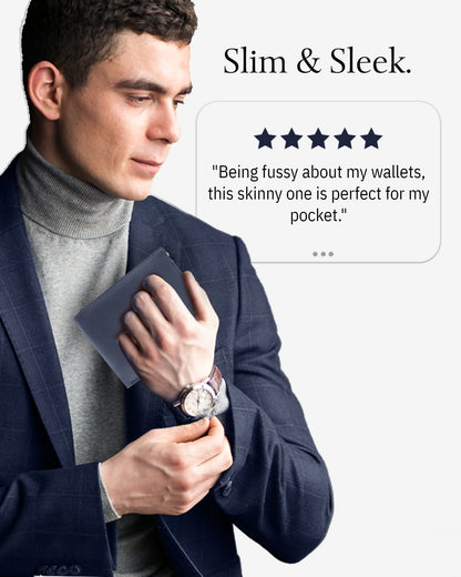 Slim Bifold Wallet With ID Window