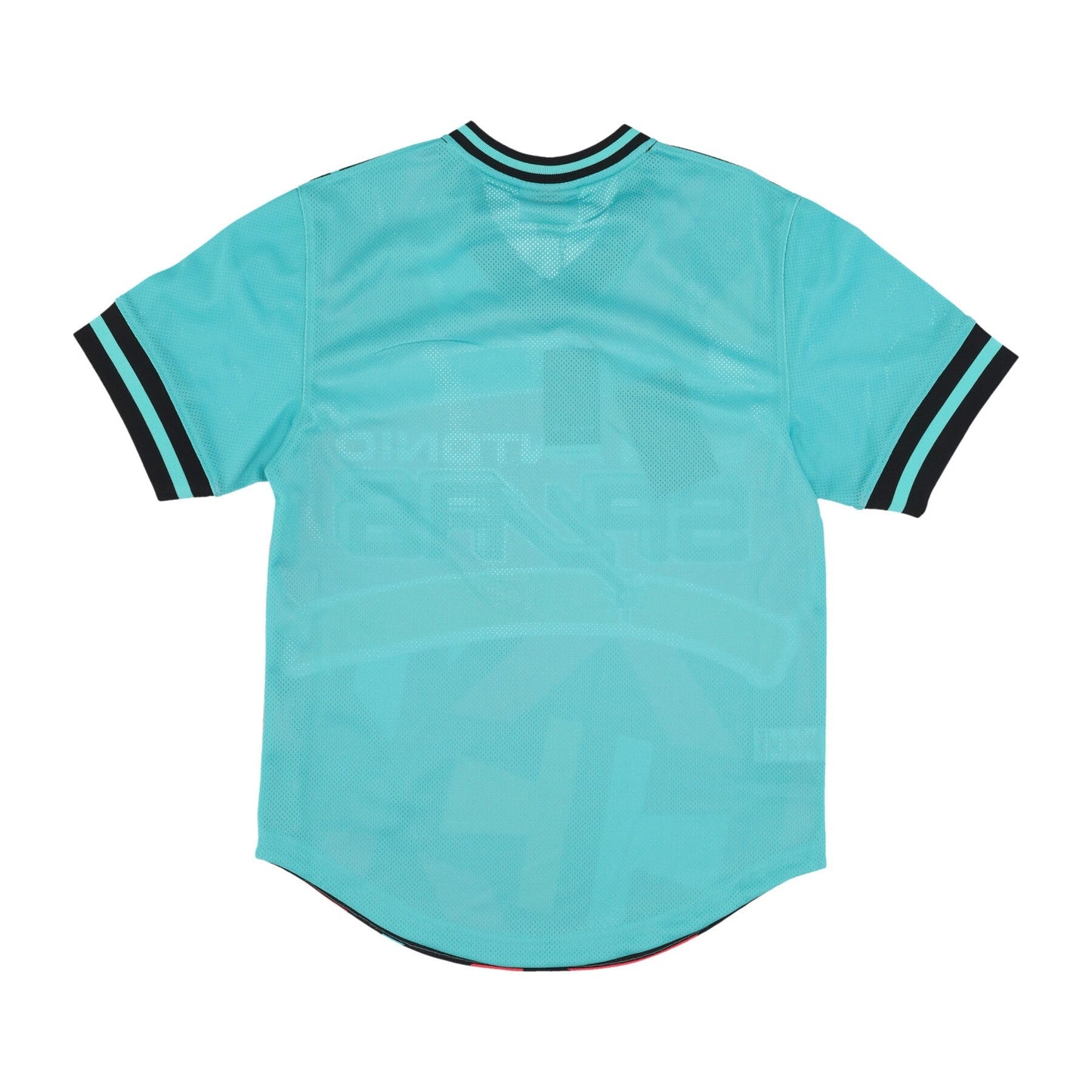 Men's Mitchell & Ness NBA Jumbotron 3.0 Mesh V-Neck Spurs