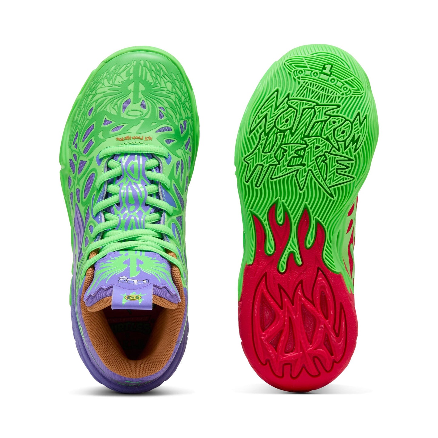 Puma Grade School LaMelo MB.04 TMNT Raphael and Donatello