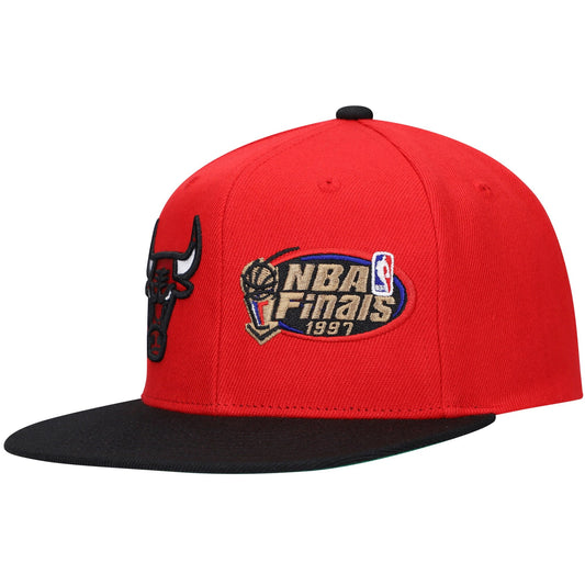 Mitchell & Ness Men's NBA Dual Whammy Snapback Bulls Snapback Caps