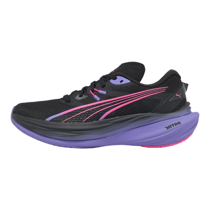 PUMA Deviate Nitro 3 DIGITOKYO Women's Running Shoes — PUMA Black/Fluro Pink